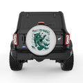OUT OF THIS WORLD RACCOON SILVER CARBON FIBER TIRE COVER