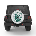OUT OF THIS WORLD RACCOON SILVER CARBON FIBER TIRE COVER
