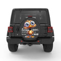OVERTHINKING BURNS CALORIES BLACK CARBON FIBER TIRE COVER
