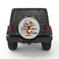 OVERTHINKING BURNS CALORIES WHITE TIRE COVER