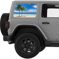 PALM BEACH QUARTER WINDOW DECAL FITS 2011-2018 JEEP WRANGLER 4 DOOR HARD TOP JKU