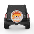 PATH WITH NO OBSTACLES SILVER CARBON FIBER TIRE COVER