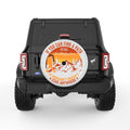 PATH WITH NO OBSTACLES PEARL  WHITE CARBON FIBER TIRE COVER