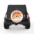 PATH WITH NO OBSTACLES WHITE TIRE COVER
