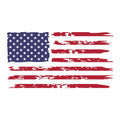 PATRIOTIC DISTRESSED FLAG