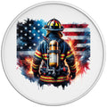 Patriotic Firefighter