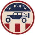 PATRIOTIC US FLAG OFFROAD JEEP