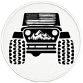 PATRIOTIC OFFROAD JEEP BLACK TIRE COVER