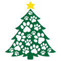 PAW PRINT CHRISTMAS TREE