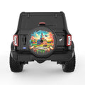 PENNSYLVANIA BLACK CARBON FIBER TIRE COVER
