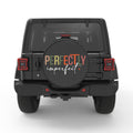 PERFECTLY IMPERFECT PEARL  WHITE CARBON FIBER TIRE COVER