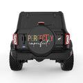 PERFECTLY IMPERFECT BLACK TIRE COVER