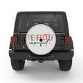 PERFECTLY IMPERFECT SILVER CARBON FIBER TIRE COVER