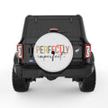 PERFECTLY IMPERFECT PEARL  WHITE CARBON FIBER TIRE COVER