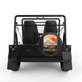 PETRIFIED FOREST BLACK CARBON FIBER TIRE COVER FOR MOKE
