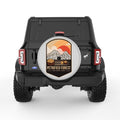 PETRIFIED FOREST SILVER CARBON FIBER TIRE COVER
