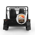 PETRIFIED FOREST WHITE CARBON FIBER TIRE COVER FOR MOKE