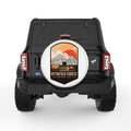 PETRIFIED FOREST WHITE TIRE COVER