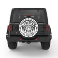 PET PAW NATURE IS CALLING PEARL  WHITE CARBON FIBER TIRE COVER