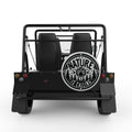 PET PAW NATURE IS CALLING SILVER CARBON FIBER TIRE COVER FOR MOKE