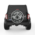 PET PAW NATURE IS CALLING PEARL  WHITE CARBON FIBER TIRE COVER