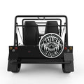 PET PAW NATURE IS CALLING WHITE TIRE COVER FOR MOKE
