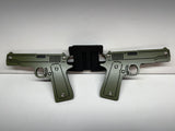 PISTOLS FOOT PEGS FOR JEEP WRANGLER AND JEEP GLADIATOR in Army Green Color
