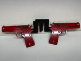 PISTOLS FOOT PEGS FOR JEEP WRANGLER AND JEEP GLADIATOR in Red Color