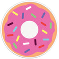 PINK SPRINKLED DONUT BLACK TIRE COVER