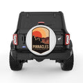 PINNACLES PEARL  WHITE CARBON FIBER TIRE COVER