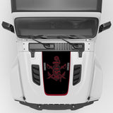 PIRATE SKULL ANCHOR WRANGLER HOOD DECALS