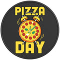 PIZZA DAY PEARL  WHITE CARBON FIBER TIRE COVER