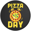 PIZZA DAY BLACK TIRE COVER