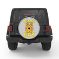 PIZZA DAY WHITE TIRE COVER