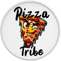 PIZZA TRIBE WHITE TIRE COVER