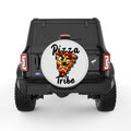 PIZZA TRIBE PEARL  WHITE CARBON FIBER TIRE COVER
