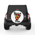 PIZZA TRIBE WHITE TIRE COVER