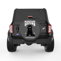 PLEASE DO NOT DISTURB CAT BLACK CARBON FIBER TIRE COVER