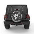 POWERED BY EXPENSIVE GAS BLACK CARBON FIBER TIRE COVER