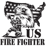 PROUD US FIREFIGHTER