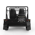 PROUD VETERAN BLACK TIRE COVER FOR MOKE