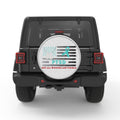 PTSD AWARENESS BLACK TIRE COVER