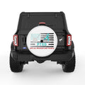 PTSD AWARENESS WHITE TIRE COVER