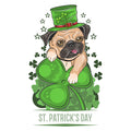 PUG PUPPY ST PATRICKS DAY