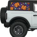 PUMPKINS AND CANDIES QUARTER WINDOW DECAL FITS 2021+ FORD BRONCO 2 DOOR HARD TOP