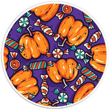 PUMPKINS AND CANDIES PEARL  WHITE CARBON FIBER TIRE COVER