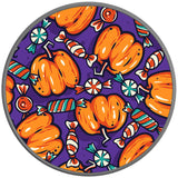 PUMPKINS AND CANDIES SILVER CARBON FIBER TIRE COVER