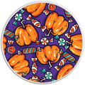 PUMPKINS AND CANDIES WHITE TIRE COVER