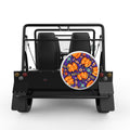 PUMPKINS AND CANDIES WHITE CARBON FIBER TIRE COVER FOR MOKE