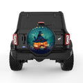 PUMPKIN HOUSE BLACK TIRE COVER